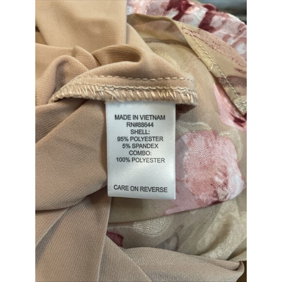 Glamour Size 6 Floral Midi Dress Formal Event Wedding - Picture 7 of 7